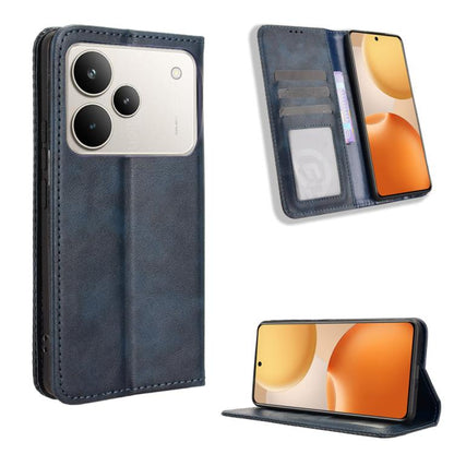 Magnetic Buckle Retro Texture Leather Phone Case, For Realme 16T 5G, For Realme C100i 4G / C100x 4G, For Realme C100 4G, For Realme C83 5G / P4 Lite 5G, For Realme P4 Power 5G, For Realme Note 80 4G, For Realme 16 5G, For Realme 16 Pro+ 5G             ...