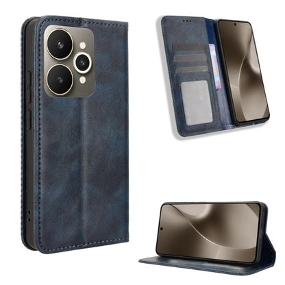 Magnetic Buckle Retro Texture Leather Phone Case, For Realme 16T 5G, For Realme C100i 4G / C100x 4G, For Realme C100 4G, For Realme C83 5G / P4 Lite 5G, For Realme P4 Power 5G, For Realme Note 80 4G, For Realme 16 5G, For Realme 16 Pro+ 5G             ...