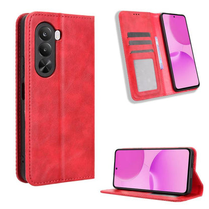 Magnetic Buckle Retro Texture Leather Phone Case, For Realme 16T 5G, For Realme C100i 4G / C100x 4G, For Realme C100 4G, For Realme C83 5G / P4 Lite 5G, For Realme P4 Power 5G, For Realme Note 80 4G, For Realme 16 5G, For Realme 16 Pro+ 5G             ...