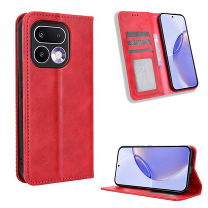 Magnetic Buckle Retro Texture Leather Phone Case, For Realme 16T 5G, For Realme C100i 4G / C100x 4G, For Realme C100 4G, For Realme C83 5G / P4 Lite 5G, For Realme P4 Power 5G, For Realme Note 80 4G, For Realme 16 5G, For Realme 16 Pro+ 5G             ...