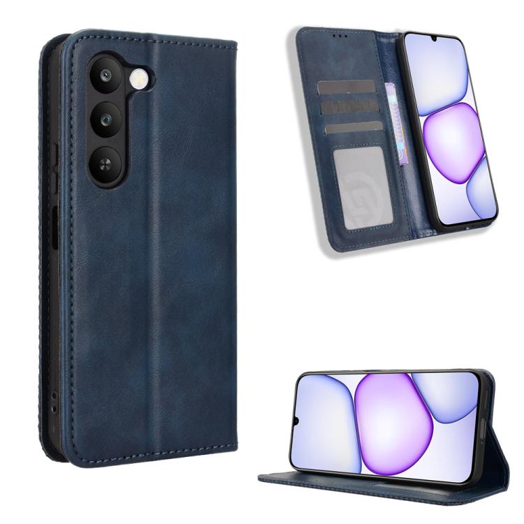 Magnetic Buckle Retro Texture Leather Phone Case, For Realme 16T 5G, For Realme C100i 4G / C100x 4G, For Realme C100 4G, For Realme C83 5G / P4 Lite 5G, For Realme P4 Power 5G, For Realme Note 80 4G, For Realme 16 5G, For Realme 16 Pro+ 5G             ...
