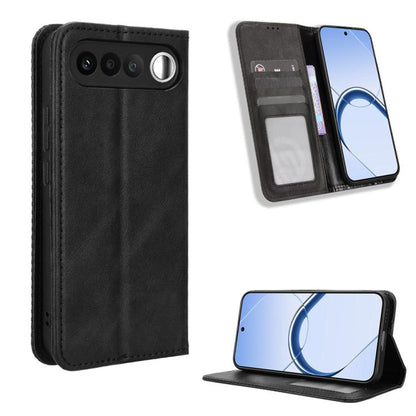 Magnetic Buckle Retro Texture Leather Phone Case, For Realme 16T 5G, For Realme C100i 4G / C100x 4G, For Realme C100 4G, For Realme C83 5G / P4 Lite 5G, For Realme P4 Power 5G, For Realme Note 80 4G, For Realme 16 5G, For Realme 16 Pro+ 5G             ...