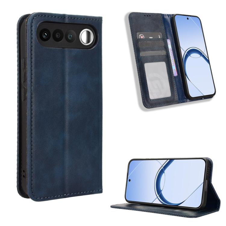 Magnetic Buckle Retro Texture Leather Phone Case, For Realme 16T 5G, For Realme C100i 4G / C100x 4G, For Realme C100 4G, For Realme C83 5G / P4 Lite 5G, For Realme P4 Power 5G, For Realme Note 80 4G, For Realme 16 5G, For Realme 16 Pro+ 5G             ...