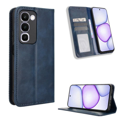 Magnetic Buckle Retro Texture Leather Phone Case, For Realme 16T 5G, For Realme C100i 4G / C100x 4G, For Realme C100 4G, For Realme C83 5G / P4 Lite 5G, For Realme P4 Power 5G, For Realme Note 80 4G, For Realme 16 5G, For Realme 16 Pro+ 5G             ...