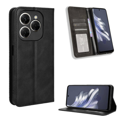 Magnetic Buckle Retro Texture Leather Phone Case, For Tecno Spark Go 1 / Pop 9 / Spark Go 2025, For Tecno Spark 30C 4G, For Tecno Spark 20 Pro 5G, For Tecno Camon 30 Premier 5G, For Tecno Pova 6 Neo 4G, For Tecno Pova 6 4G, For Tecno Camon 30 Pro 5G   ...