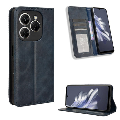 Magnetic Buckle Retro Texture Leather Phone Case, For Tecno Spark Go 1 / Pop 9 / Spark Go 2025, For Tecno Spark 30C 4G, For Tecno Spark 20 Pro 5G, For Tecno Camon 30 Premier 5G, For Tecno Pova 6 Neo 4G, For Tecno Pova 6 4G, For Tecno Camon 30 Pro 5G   ...