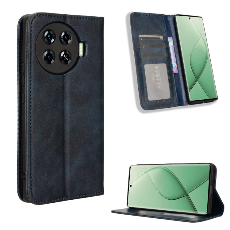 Magnetic Buckle Retro Texture Leather Phone Case, For Tecno Spark Go 1 / Pop 9 / Spark Go 2025, For Tecno Spark 30C 4G, For Tecno Spark 20 Pro 5G, For Tecno Camon 30 Premier 5G, For Tecno Pova 6 Neo 4G, For Tecno Pova 6 4G, For Tecno Camon 30 Pro 5G   ...
