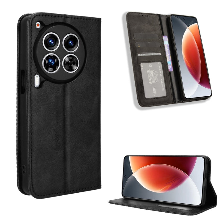 Magnetic Buckle Retro Texture Leather Phone Case, For Tecno Spark Go 1 / Pop 9 / Spark Go 2025, For Tecno Spark 30C 4G, For Tecno Spark 20 Pro 5G, For Tecno Camon 30 Premier 5G, For Tecno Pova 6 Neo 4G, For Tecno Pova 6 4G, For Tecno Camon 30 Pro 5G   ...