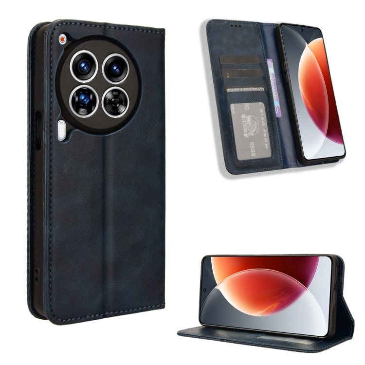 Magnetic Buckle Retro Texture Leather Phone Case, For Tecno Spark Go 1 / Pop 9 / Spark Go 2025, For Tecno Spark 30C 4G, For Tecno Spark 20 Pro 5G, For Tecno Camon 30 Premier 5G, For Tecno Pova 6 Neo 4G, For Tecno Pova 6 4G, For Tecno Camon 30 Pro 5G   ...
