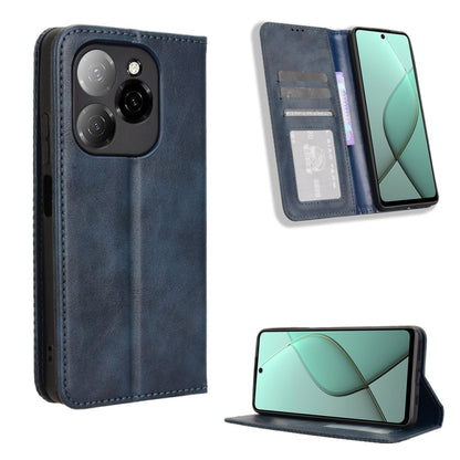 Magnetic Buckle Retro Texture Leather Phone Case, For Tecno Spark Go 1 / Pop 9 / Spark Go 2025, For Tecno Spark 30C 4G, For Tecno Spark 20 Pro 5G, For Tecno Camon 30 Premier 5G, For Tecno Pova 6 Neo 4G, For Tecno Pova 6 4G, For Tecno Camon 30 Pro 5G   ...