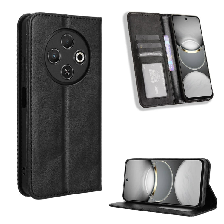 Magnetic Buckle Retro Texture Leather Phone Case, For Tecno Spark Go 1 / Pop 9 / Spark Go 2025, For Tecno Spark 30C 4G, For Tecno Spark 20 Pro 5G, For Tecno Camon 30 Premier 5G, For Tecno Pova 6 Neo 4G, For Tecno Pova 6 4G, For Tecno Camon 30 Pro 5G   ...