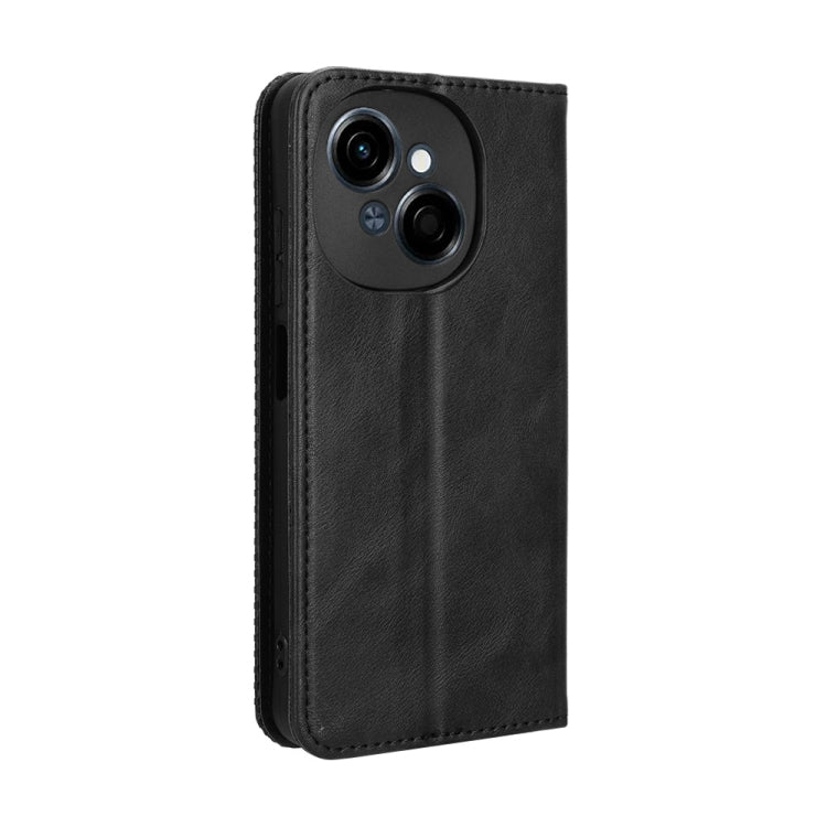 Magnetic Buckle Retro Texture Leather Phone Case, For Tecno Spark Go 1 / Pop 9 / Spark Go 2025, For Tecno Spark 30C 4G, For Tecno Spark 20 Pro 5G, For Tecno Camon 30 Premier 5G, For Tecno Pova 6 Neo 4G, For Tecno Pova 6 4G, For Tecno Camon 30 Pro 5G   ...