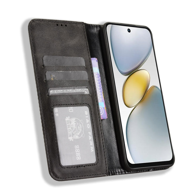 Magnetic Buckle Retro Texture Leather Phone Case, For Tecno Spark Go 1 / Pop 9 / Spark Go 2025, For Tecno Spark 30C 4G, For Tecno Spark 20 Pro 5G, For Tecno Camon 30 Premier 5G, For Tecno Pova 6 Neo 4G, For Tecno Pova 6 4G, For Tecno Camon 30 Pro 5G   ...