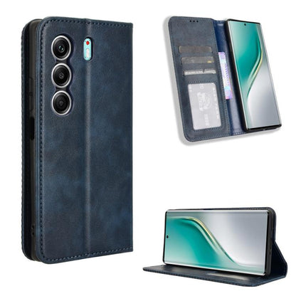 Magnetic Buckle Retro Texture Leather Phone Case, For Tecno Spark 50 5G, For Tecno Pova Curve 2 5G, For Tecno Spark 50 4G, For Tecno Camon 50 Pro 4G, For Tecno Camon 50 4G, For Tenco Spark Go 3, For Tecno Spark Slim, For Tecno Spark 40C                ...