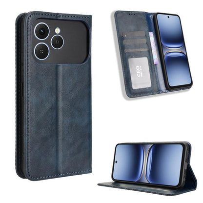 Magnetic Buckle Retro Texture Leather Phone Case, For Tecno Spark 50 5G, For Tecno Pova Curve 2 5G, For Tecno Spark 50 4G, For Tecno Camon 50 Pro 4G, For Tecno Camon 50 4G, For Tenco Spark Go 3, For Tecno Spark Slim, For Tecno Spark 40C                ...