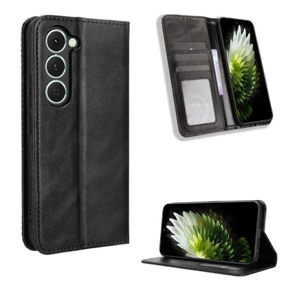 Magnetic Buckle Retro Texture Leather Phone Case, For Tecno Spark 50 5G, For Tecno Pova Curve 2 5G, For Tecno Spark 50 4G, For Tecno Camon 50 Pro 4G, For Tecno Camon 50 4G, For Tenco Spark Go 3, For Tecno Spark Slim, For Tecno Spark 40C                ...