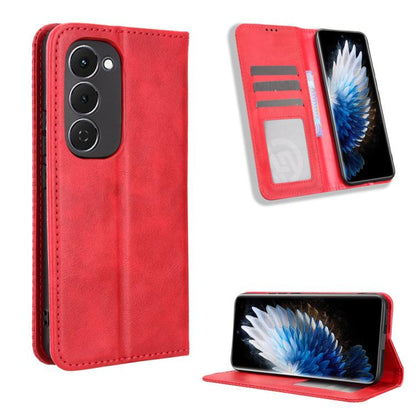 Magnetic Buckle Retro Texture Leather Phone Case, For Tecno Spark 50 5G, For Tecno Pova Curve 2 5G, For Tecno Spark 50 4G, For Tecno Camon 50 Pro 4G, For Tecno Camon 50 4G, For Tenco Spark Go 3, For Tecno Spark Slim, For Tecno Spark 40C                ...