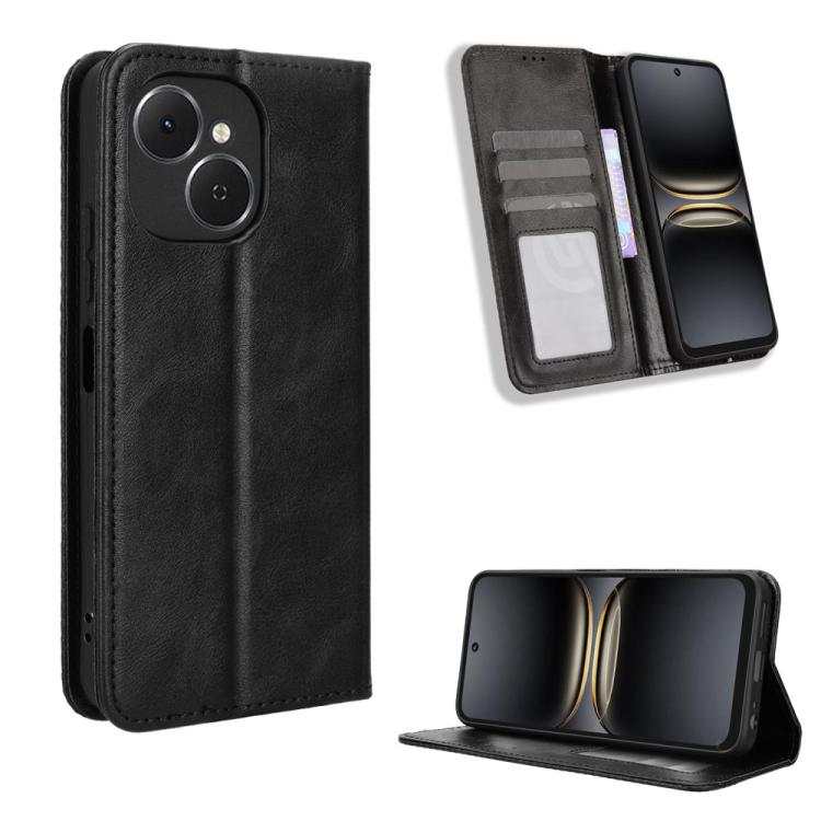 Magnetic Buckle Retro Texture Leather Phone Case, For Tecno Spark 50 5G, For Tecno Pova Curve 2 5G, For Tecno Spark 50 4G, For Tecno Camon 50 Pro 4G, For Tecno Camon 50 4G, For Tenco Spark Go 3, For Tecno Spark Slim, For Tecno Spark 40C                ...