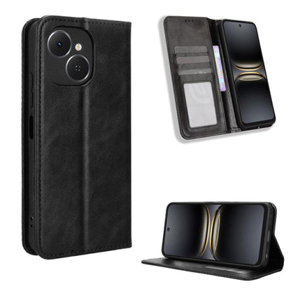 Magnetic Buckle Retro Texture Leather Phone Case, For Tecno Spark 50 5G, For Tecno Pova Curve 2 5G, For Tecno Spark 50 4G, For Tecno Camon 50 Pro 4G, For Tecno Camon 50 4G, For Tenco Spark Go 3, For Tecno Spark Slim, For Tecno Spark 40C                ...