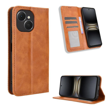 Magnetic Buckle Retro Texture Leather Phone Case, For Tecno Spark 50 5G, For Tecno Pova Curve 2 5G, For Tecno Spark 50 4G, For Tecno Camon 50 Pro 4G, For Tecno Camon 50 4G, For Tenco Spark Go 3, For Tecno Spark Slim, For Tecno Spark 40C                ...