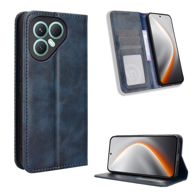 Magnetic Buckle Retro Texture Leather Phone Case, For Tecno Spark 50 5G, For Tecno Pova Curve 2 5G, For Tecno Spark 50 4G, For Tecno Camon 50 Pro 4G, For Tecno Camon 50 4G, For Tenco Spark Go 3, For Tecno Spark Slim, For Tecno Spark 40C                ...