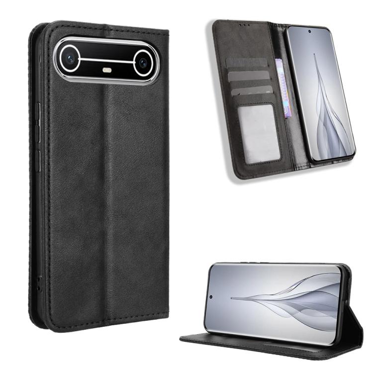 Magnetic Buckle Retro Texture Leather Phone Case, For Tecno Spark 50 5G, For Tecno Pova Curve 2 5G, For Tecno Spark 50 4G, For Tecno Camon 50 Pro 4G, For Tecno Camon 50 4G, For Tenco Spark Go 3, For Tecno Spark Slim, For Tecno Spark 40C                ...