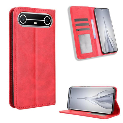 Magnetic Buckle Retro Texture Leather Phone Case, For Tecno Spark 50 5G, For Tecno Pova Curve 2 5G, For Tecno Spark 50 4G, For Tecno Camon 50 Pro 4G, For Tecno Camon 50 4G, For Tenco Spark Go 3, For Tecno Spark Slim, For Tecno Spark 40C                ...