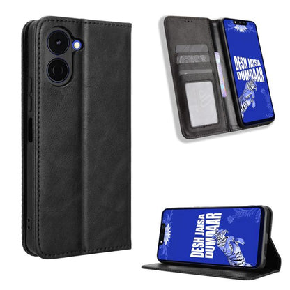 Magnetic Buckle Retro Texture Leather Phone Case, For Tecno Spark 50 5G, For Tecno Pova Curve 2 5G, For Tecno Spark 50 4G, For Tecno Camon 50 Pro 4G, For Tecno Camon 50 4G, For Tenco Spark Go 3, For Tecno Spark Slim, For Tecno Spark 40C                ...