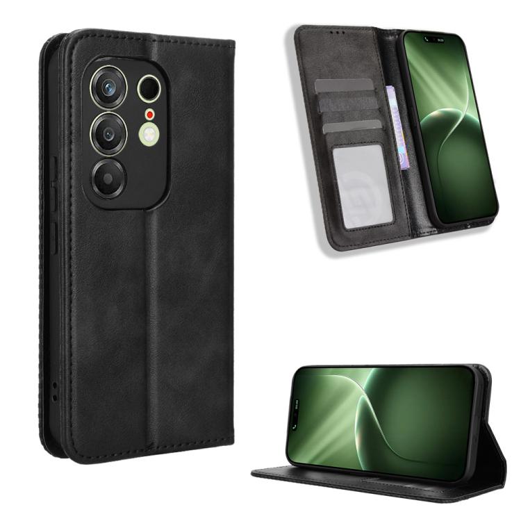Magnetic Buckle Retro Texture Leather Phone Case, For Tecno Spark 50 5G, For Tecno Pova Curve 2 5G, For Tecno Spark 50 4G, For Tecno Camon 50 Pro 4G, For Tecno Camon 50 4G, For Tenco Spark Go 3, For Tecno Spark Slim, For Tecno Spark 40C                ...