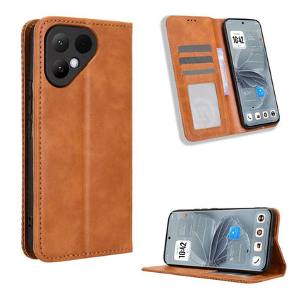 Magnetic Buckle Retro Texture Leather Phone Case, For Tecno Spark 50 5G, For Tecno Pova Curve 2 5G, For Tecno Spark 50 4G, For Tecno Camon 50 Pro 4G, For Tecno Camon 50 4G, For Tenco Spark Go 3, For Tecno Spark Slim, For Tecno Spark 40C                ...