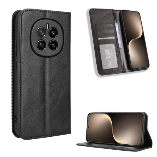 Magnetic Buckle Retro Texture Leather Phone Case, For Honor Magic7, For Honor X5b 4G, For Honor X60i 5G, For Honor Play 60 Plus, For Honor X6b 4G, For Honor 200 5G, For Honor 200 Pro 5G, For Honor 200 Lite Global, For Honor Magic6 Pro 5G               ...