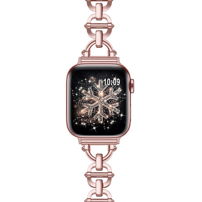 Ladder Buckle Metal Watch Band, For Apple Watch Ultra 49mm, For Apple Watch 8 41mm, For Apple Watch 8 45mm, For Apple Watch SE 2022 40mm, For Apple Watch SE 2022 44mm, For Apple Watch 7 41mm, For Apple Watch 7 45mm, For Apple Watch SE 40mm�������������...