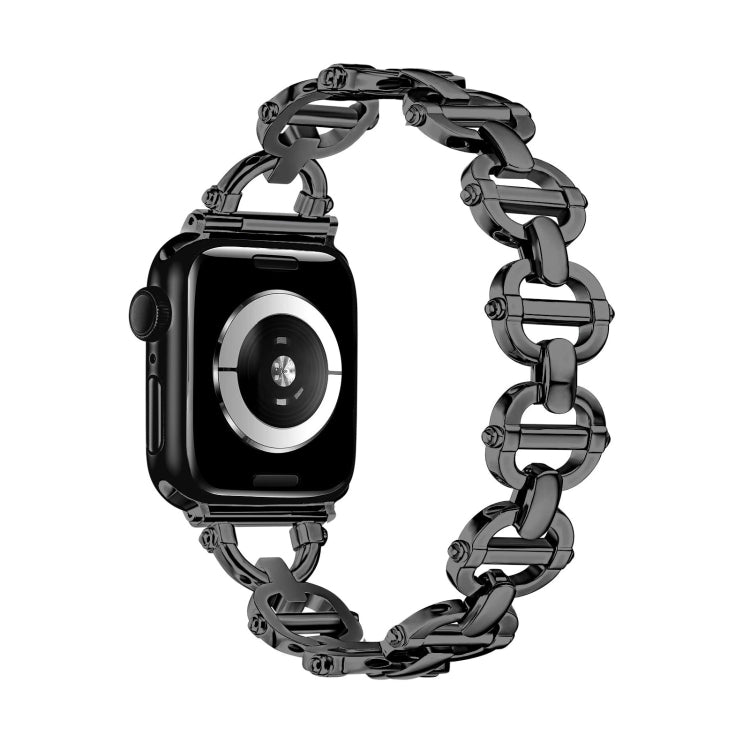 Ladder Buckle Metal Watch Band, For Apple Watch Ultra 49mm, For Apple Watch 8 41mm, For Apple Watch 8 45mm, For Apple Watch SE 2022 40mm, For Apple Watch SE 2022 44mm, For Apple Watch 7 41mm, For Apple Watch 7 45mm, For Apple Watch SE 40mm�������������...