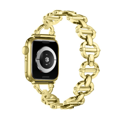 Ladder Buckle Metal Watch Band, For Apple Watch Ultra 49mm, For Apple Watch 8 41mm, For Apple Watch 8 45mm, For Apple Watch SE 2022 40mm, For Apple Watch SE 2022 44mm, For Apple Watch 7 41mm, For Apple Watch 7 45mm, For Apple Watch SE 40mm�������������...