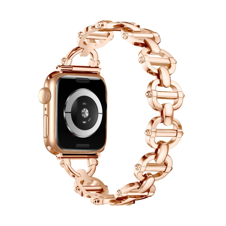 Ladder Buckle Metal Watch Band, For Apple Watch Ultra 49mm, For Apple Watch 8 41mm, For Apple Watch 8 45mm, For Apple Watch SE 2022 40mm, For Apple Watch SE 2022 44mm, For Apple Watch 7 41mm, For Apple Watch 7 45mm, For Apple Watch SE 40mm�������������...