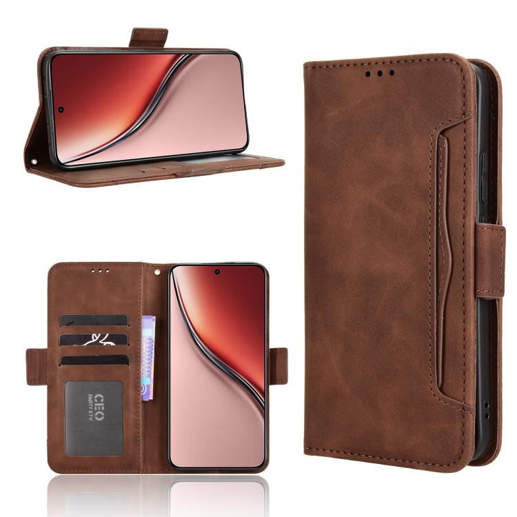 Skin Feel Calf Texture Card Slots Leather Phone Case, For Realme GT 7 5G, For Realme 14x 5G Malaysia / V70, For Realme 14 5G, For Realme P3 Ultra 5G, For Realme P3 5G / Neo7x 5G, For Realme 14 Pro Lite 5G, For Realme P3 Pro 5G, For Realme 14 Pro+ 5G   ...