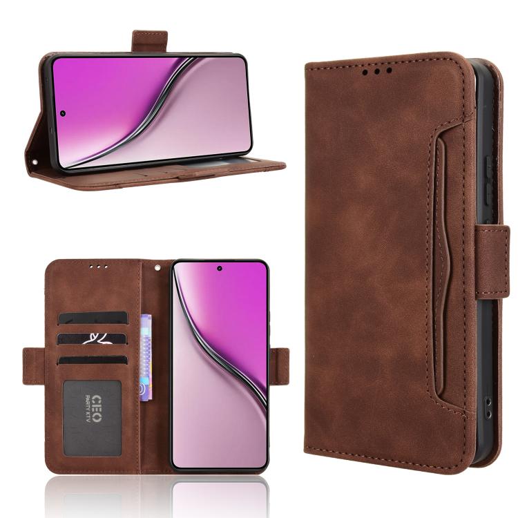 Skin Feel Calf Texture Card Slots Leather Phone Case, For Realme GT 7 5G, For Realme 14x 5G Malaysia / V70, For Realme 14 5G, For Realme P3 Ultra 5G, For Realme P3 5G / Neo7x 5G, For Realme 14 Pro Lite 5G, For Realme P3 Pro 5G, For Realme 14 Pro+ 5G   ...