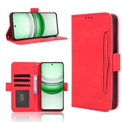 Skin Feel Calf Texture Card Slots Leather Phone Case, For Realme 16T 5G, For Realme C100i 4G / C100x 4G, For Realme C100 4G, For Realme C83 5G / P4 Lite 5G, For Realme P4 Power 5G, For Realme Note 80 4G, For Realme 16 5G, For Realme 16 Pro+ 5G         ...