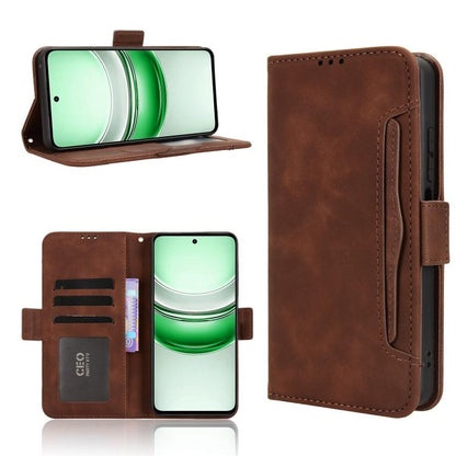 Skin Feel Calf Texture Card Slots Leather Phone Case, For Realme 16T 5G, For Realme C100i 4G / C100x 4G, For Realme C100 4G, For Realme C83 5G / P4 Lite 5G, For Realme P4 Power 5G, For Realme Note 80 4G, For Realme 16 5G, For Realme 16 Pro+ 5G         ...
