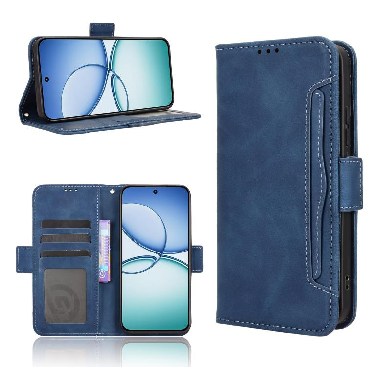 Skin Feel Calf Texture Card Slots Leather Phone Case, For Realme 16T 5G, For Realme C100i 4G / C100x 4G, For Realme C100 4G, For Realme C83 5G / P4 Lite 5G, For Realme P4 Power 5G, For Realme Note 80 4G, For Realme 16 5G, For Realme 16 Pro+ 5G         ...