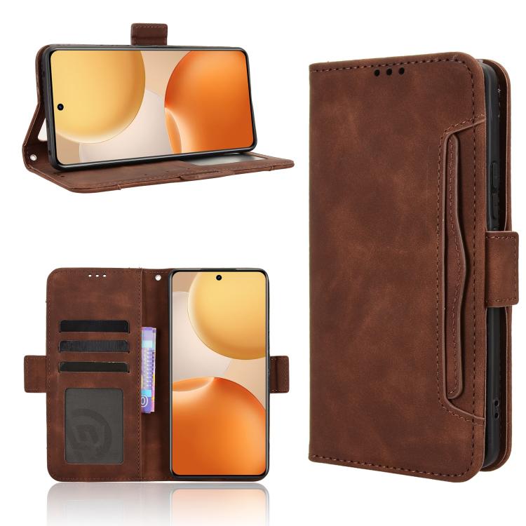 Skin Feel Calf Texture Card Slots Leather Phone Case, For Realme 16T 5G, For Realme C100i 4G / C100x 4G, For Realme C100 4G, For Realme C83 5G / P4 Lite 5G, For Realme P4 Power 5G, For Realme Note 80 4G, For Realme 16 5G, For Realme 16 Pro+ 5G         ...