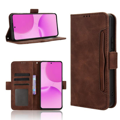 Skin Feel Calf Texture Card Slots Leather Phone Case, For Realme 16T 5G, For Realme C100i 4G / C100x 4G, For Realme C100 4G, For Realme C83 5G / P4 Lite 5G, For Realme P4 Power 5G, For Realme Note 80 4G, For Realme 16 5G, For Realme 16 Pro+ 5G         ...
