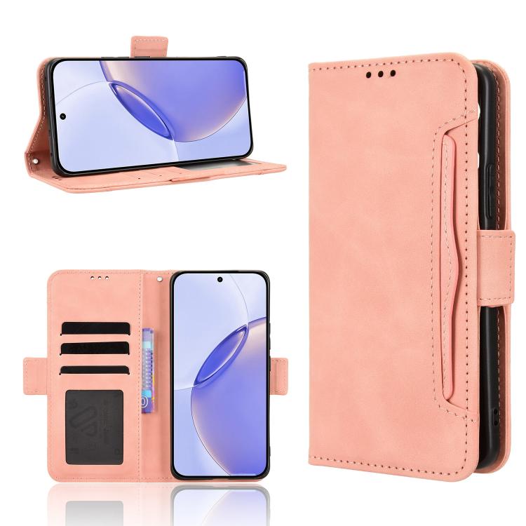 Skin Feel Calf Texture Card Slots Leather Phone Case, For Realme 16T 5G, For Realme C100i 4G / C100x 4G, For Realme C100 4G, For Realme C83 5G / P4 Lite 5G, For Realme P4 Power 5G, For Realme Note 80 4G, For Realme 16 5G, For Realme 16 Pro+ 5G         ...