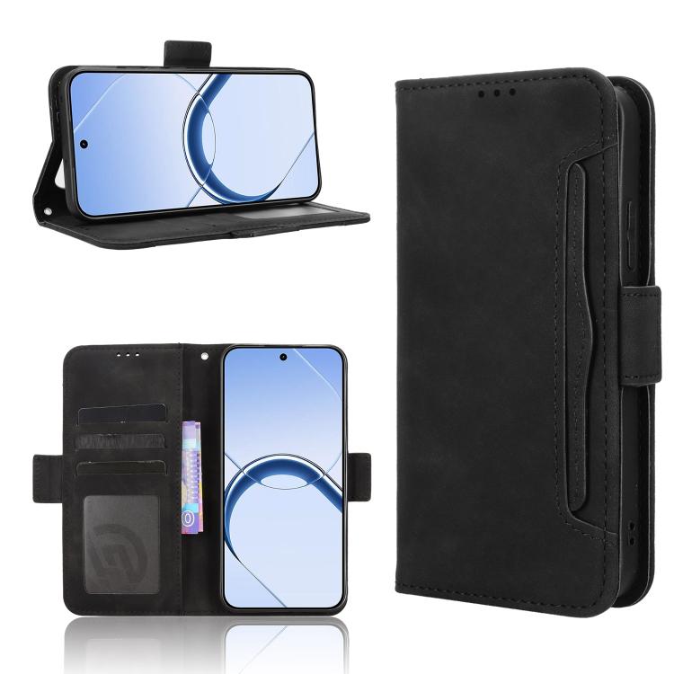 Skin Feel Calf Texture Card Slots Leather Phone Case, For Realme 16T 5G, For Realme C100i 4G / C100x 4G, For Realme C100 4G, For Realme C83 5G / P4 Lite 5G, For Realme P4 Power 5G, For Realme Note 80 4G, For Realme 16 5G, For Realme 16 Pro+ 5G         ...