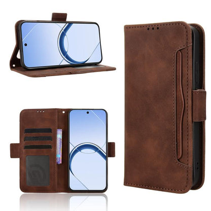 Skin Feel Calf Texture Card Slots Leather Phone Case, For Realme 16T 5G, For Realme C100i 4G / C100x 4G, For Realme C100 4G, For Realme C83 5G / P4 Lite 5G, For Realme P4 Power 5G, For Realme Note 80 4G, For Realme 16 5G, For Realme 16 Pro+ 5G         ...
