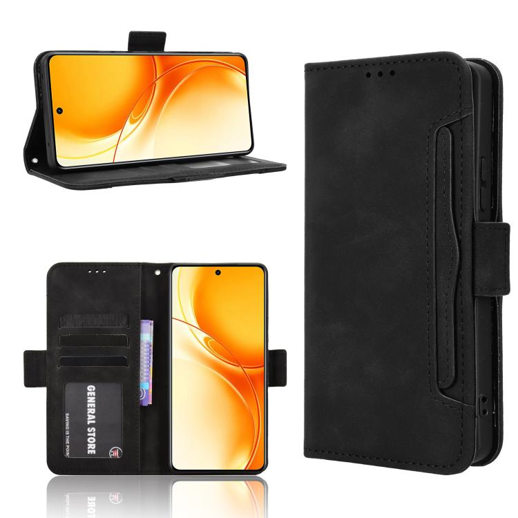 Skin Feel Calf Texture Card Slots Leather Phone Case, For Realme 16T 5G, For Realme C100i 4G / C100x 4G, For Realme C100 4G, For Realme C83 5G / P4 Lite 5G, For Realme P4 Power 5G, For Realme Note 80 4G, For Realme 16 5G, For Realme 16 Pro+ 5G         ...