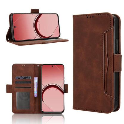 Skin Feel Calf Texture Card Slots Leather Phone Case, For Realme 16T 5G, For Realme C100i 4G / C100x 4G, For Realme C100 4G, For Realme C83 5G / P4 Lite 5G, For Realme P4 Power 5G, For Realme Note 80 4G, For Realme 16 5G, For Realme 16 Pro+ 5G         ...