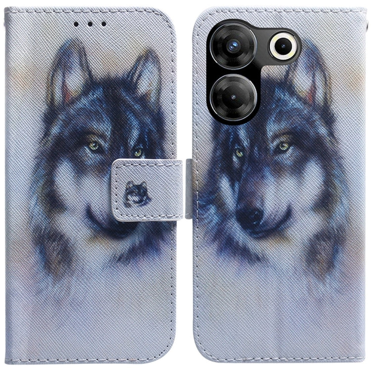 Coloured Drawing Flip Leather Phone Case, For Tecno Camon 30 4G / 30 5G CL6 CL7, For Tecno Spark 20 Pro+ 4G, For Tecno Spark 20 Pro, For Tecno Pova 5 Pro, For Tecno Pova Neo 3, For Tecno Camon 20 Premier 5G, For Tecno Camon 20 Pro 5G                   ...