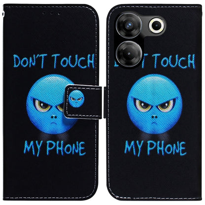 Coloured Drawing Flip Leather Phone Case, For Tecno Camon 30 4G / 30 5G CL6 CL7, For Tecno Spark 20 Pro+ 4G, For Tecno Spark 20 Pro, For Tecno Pova 5 Pro, For Tecno Pova Neo 3, For Tecno Camon 20 Premier 5G, For Tecno Camon 20 Pro 5G                   ...