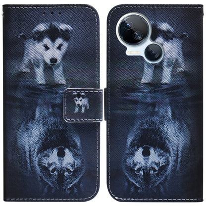 Coloured Drawing Flip Leather Phone Case, For Tecno Camon 30 4G / 30 5G CL6 CL7, For Tecno Spark 20 Pro+ 4G, For Tecno Spark 20 Pro, For Tecno Pova 5 Pro, For Tecno Pova Neo 3, For Tecno Camon 20 Premier 5G, For Tecno Camon 20 Pro 5G                   ...